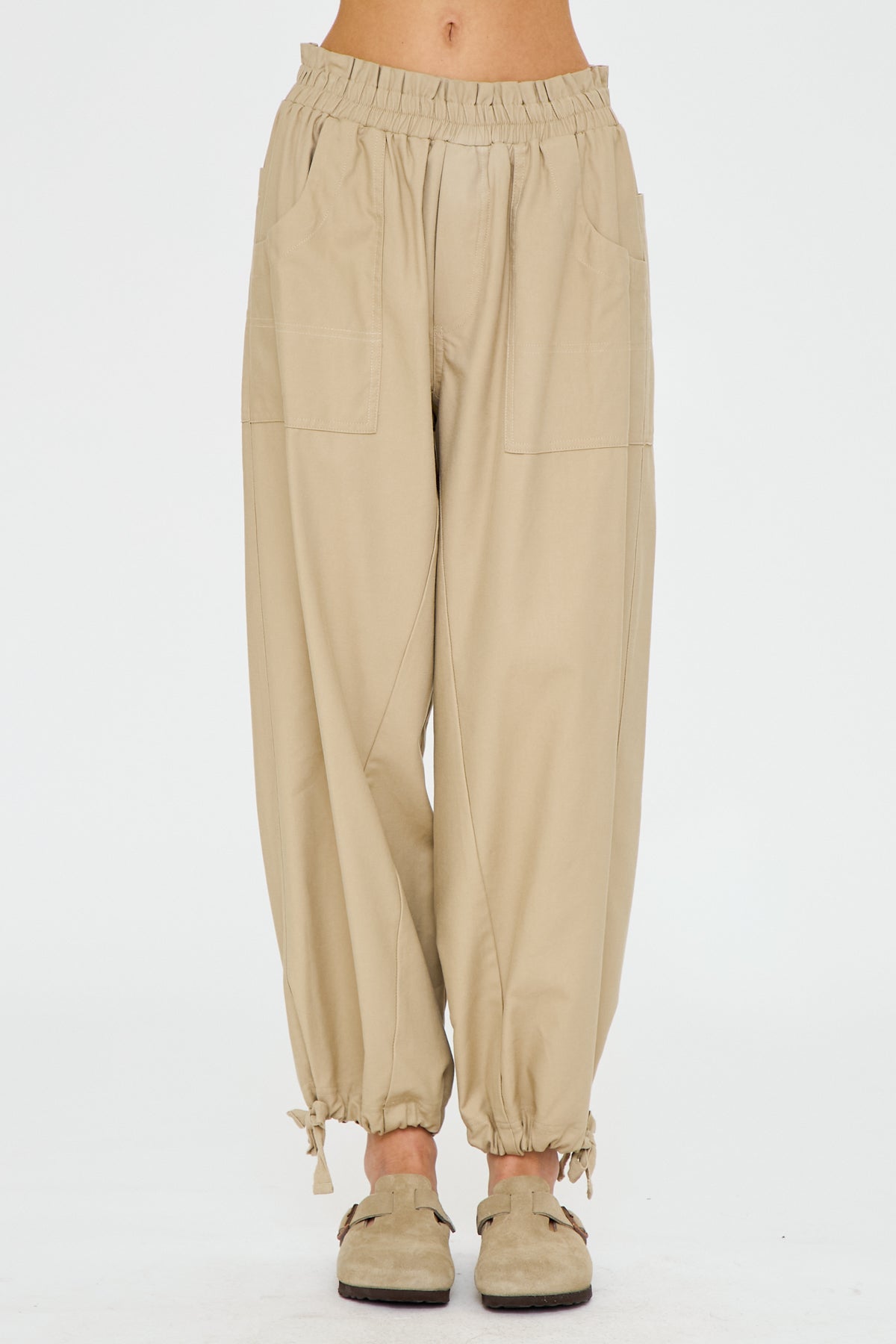 Smocked Waist Pants