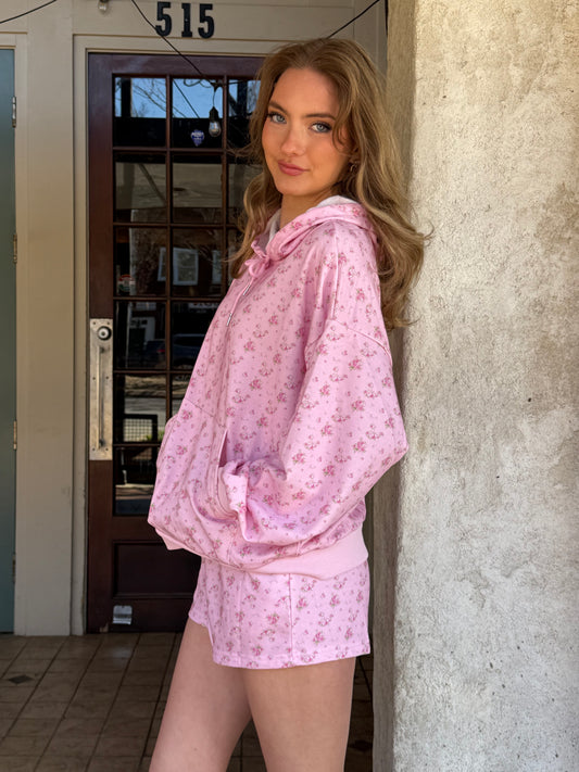 Floral Print Short Set