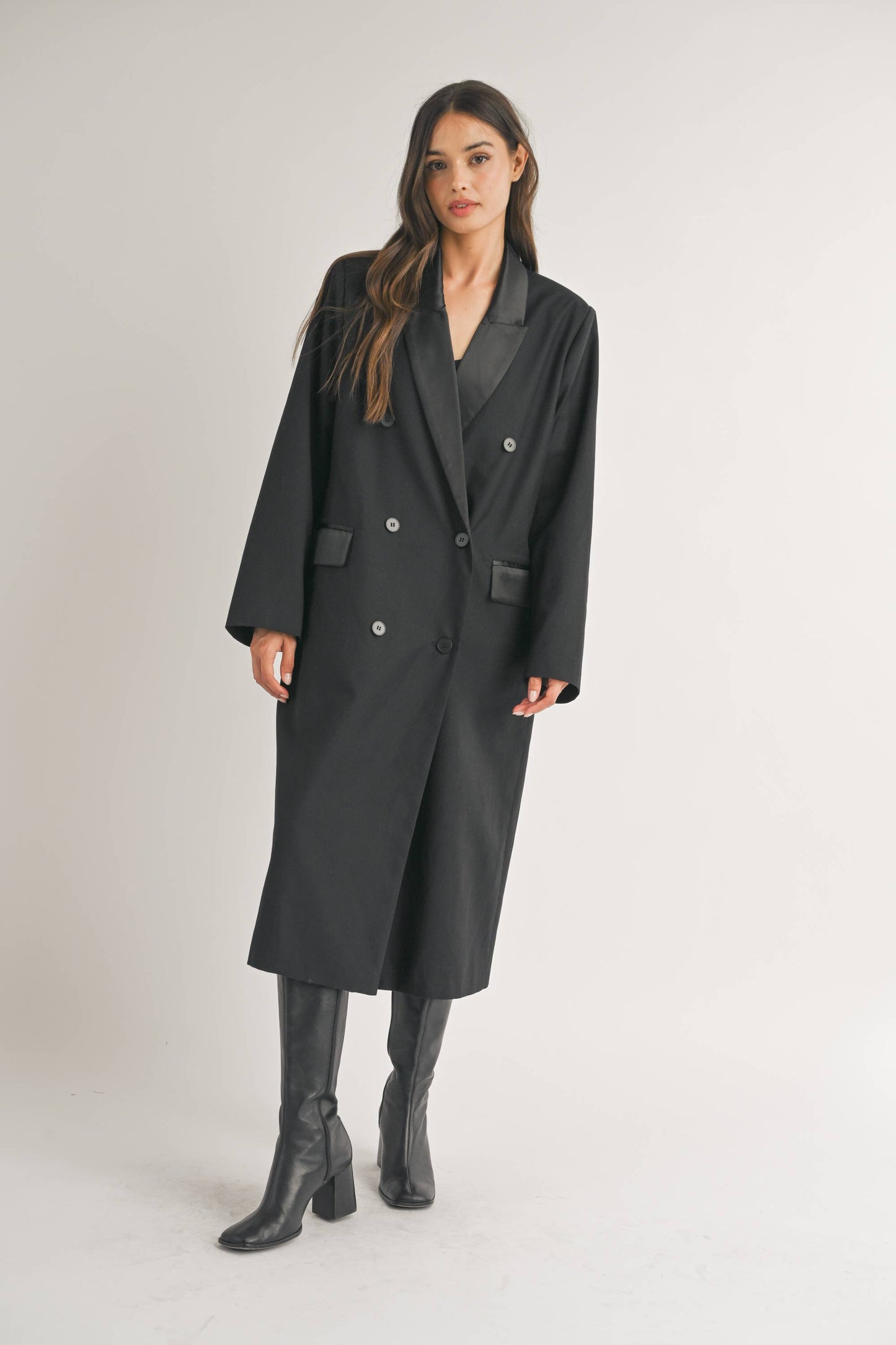 Tuxedo Trench Coat