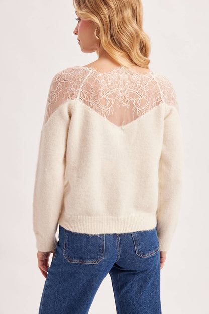 Lace Knit Pullover