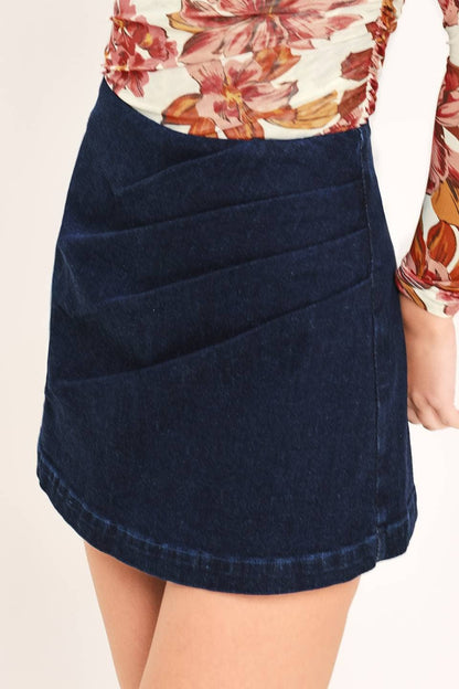 Side Pleat Skort