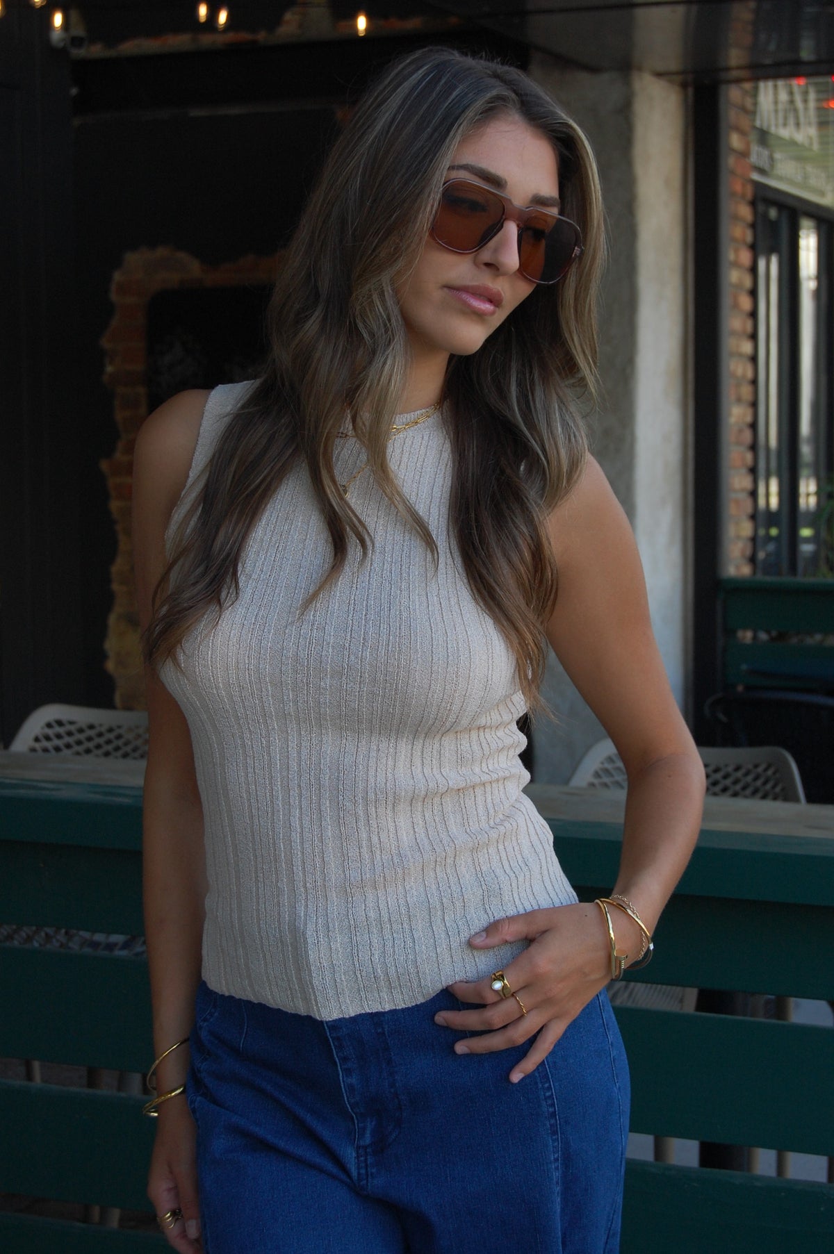 Ribbed Knit Top