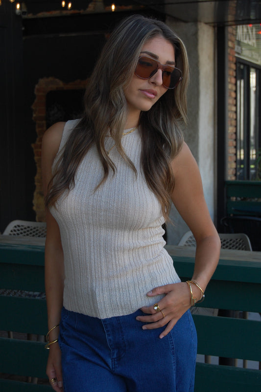 Ribbed Knit Top