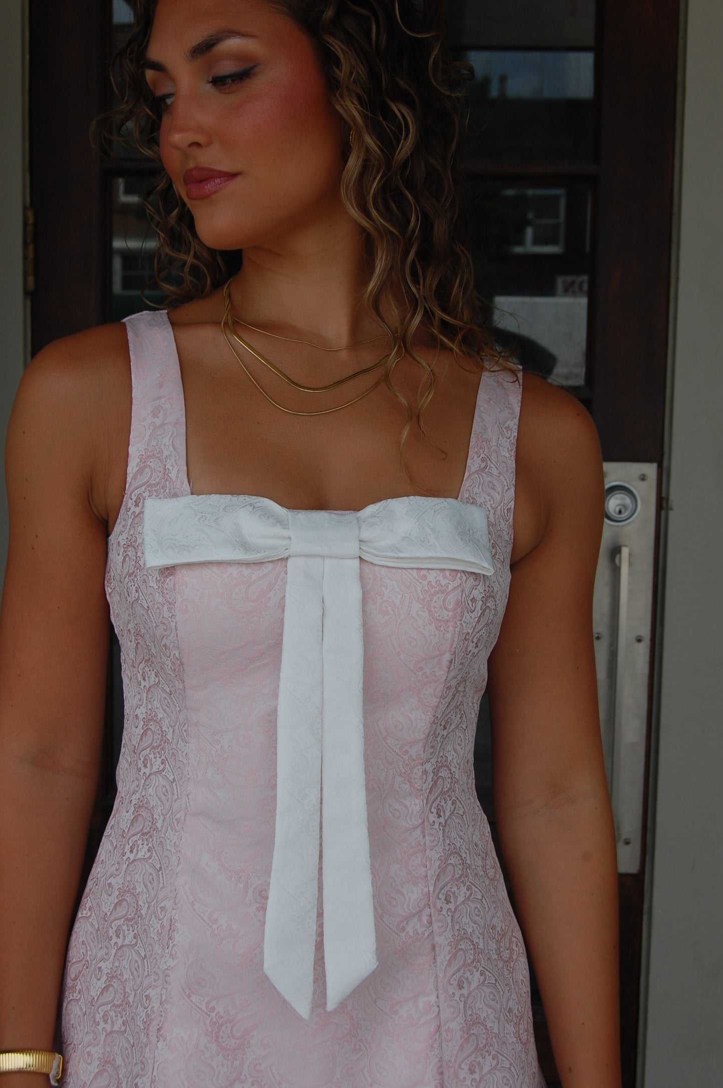 Bow Mini Dress