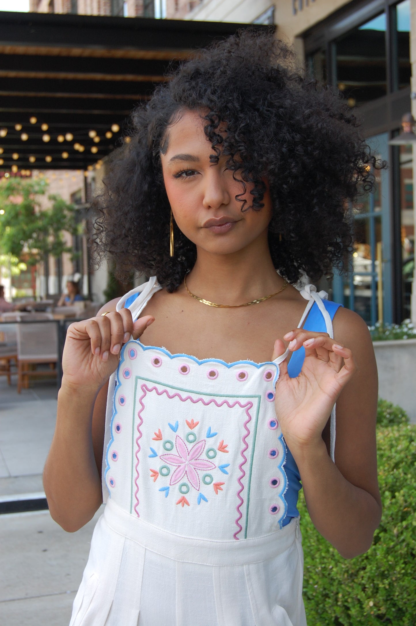 Embroidered Jumpsuit