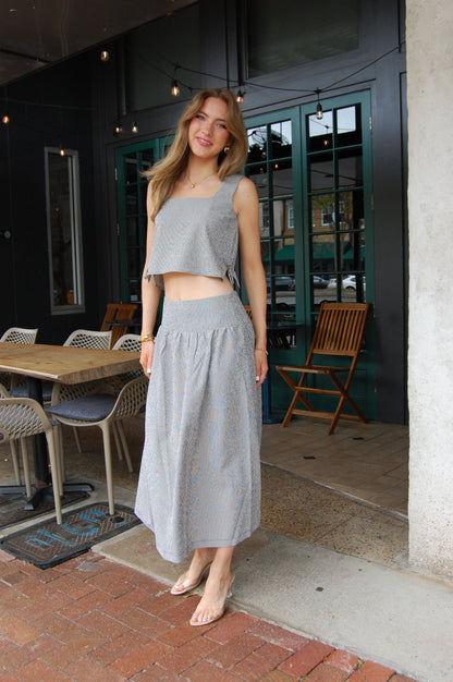 Plaid Skirt (set)