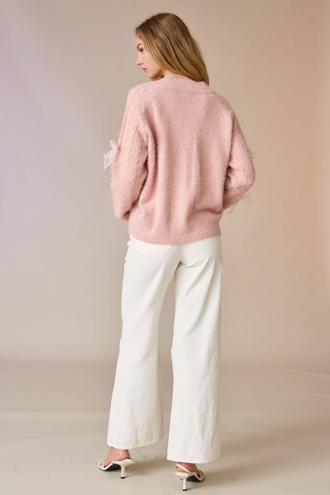 Sutton Sweater w/ Chiffon Bows