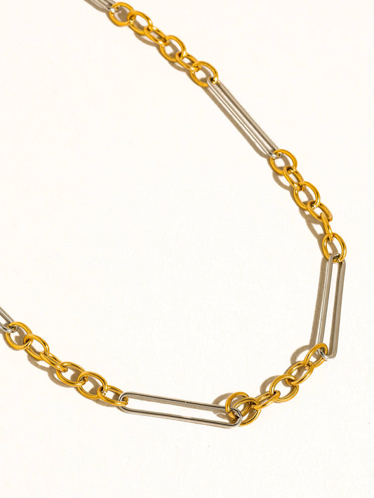 Non-Tarnish Mixed Chain Necklace
