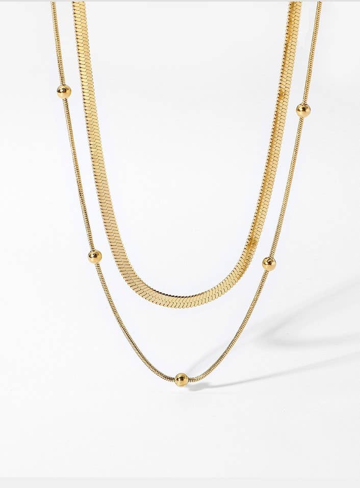 Non Tarnish Bone And Ball Chain