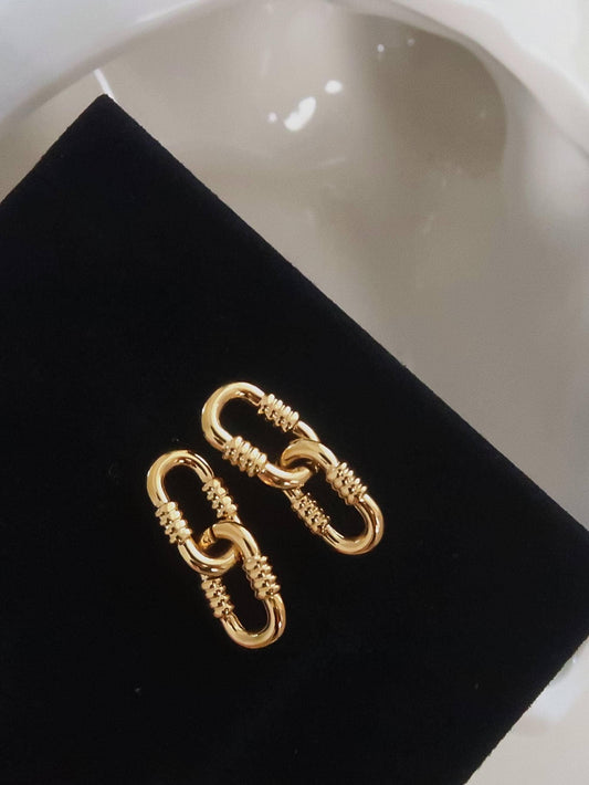 Non-Tarnish Small Link Earrings