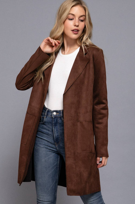 Long Suede Jacket