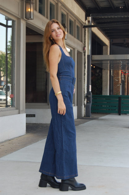 Halter Wide Leg Jumpsuit