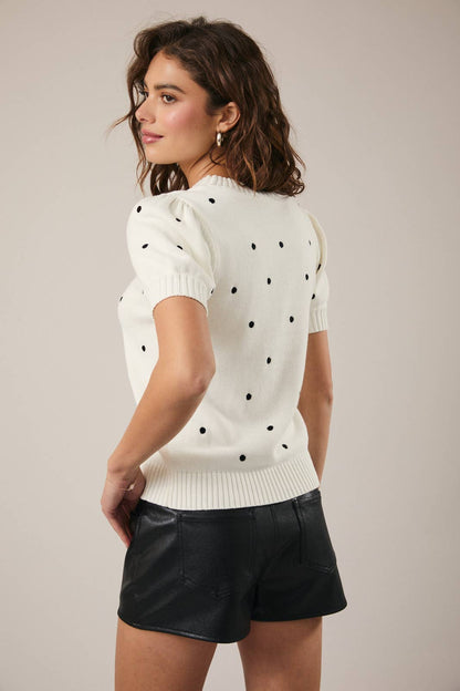 Polka Dot Sweater