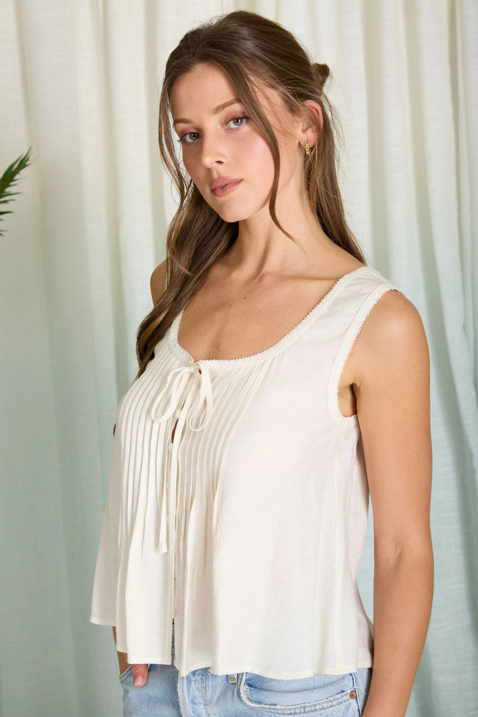 Lace Trim Top