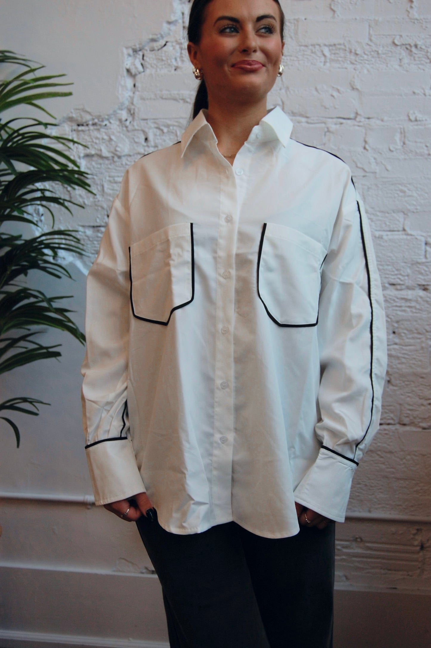 Piping Buttondown Shirt