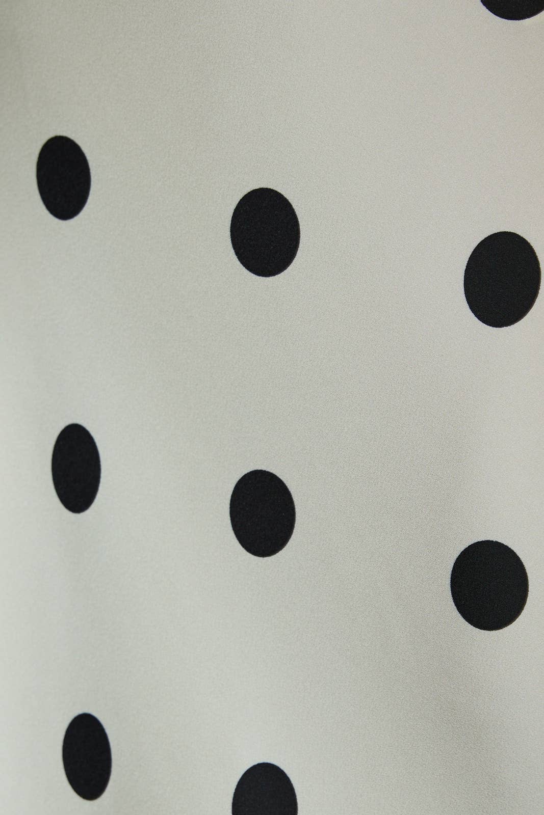 Satin Polka Dot Midi Skirt