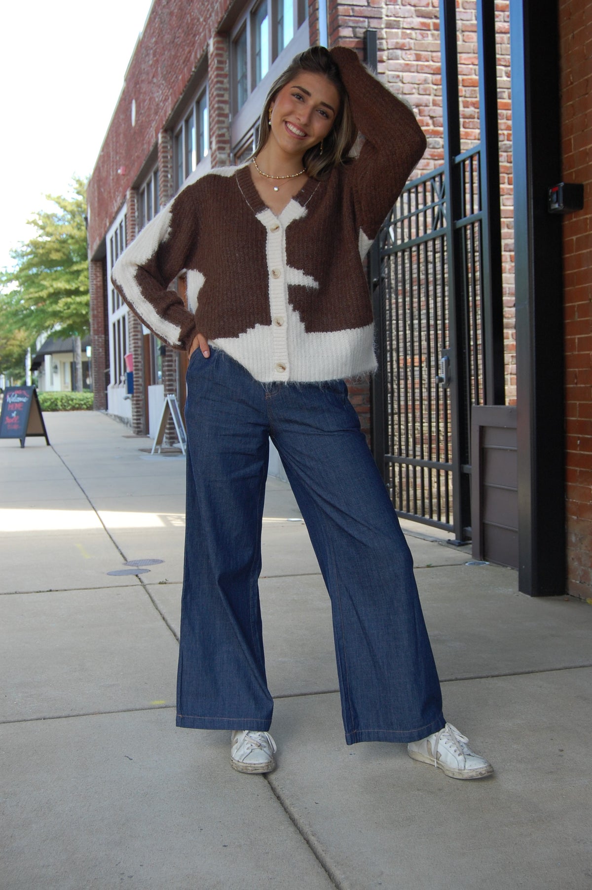 Pleated Wide Leg Pants