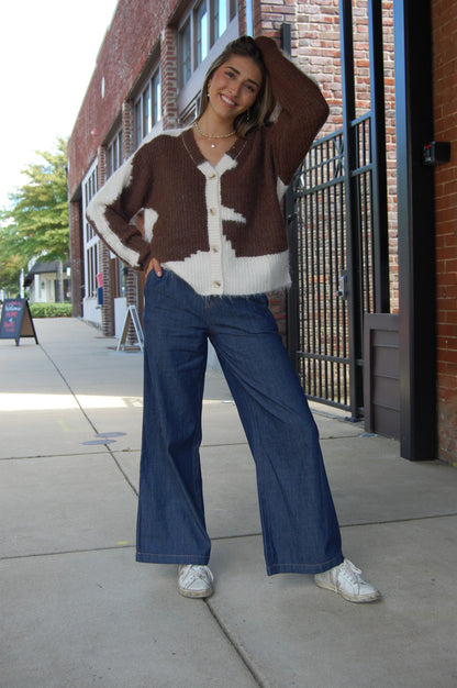 Pleated Wide Leg Pants