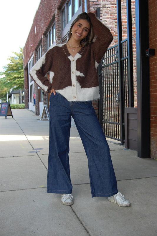Pleated Wide Leg Pants