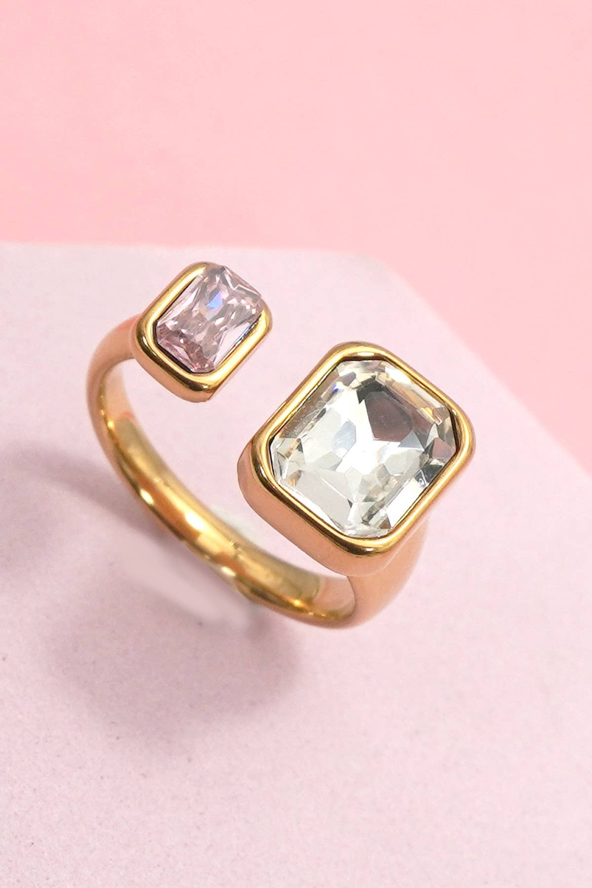 Non Tarnish Rhinestone Ring