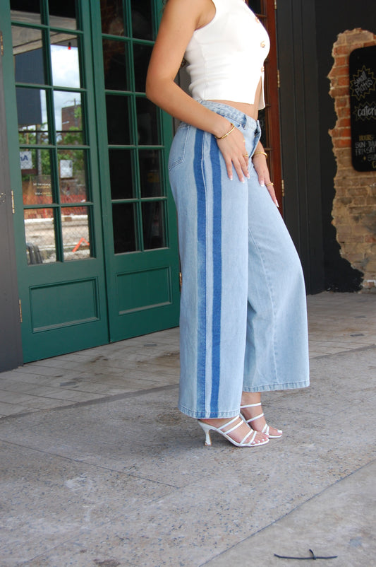 Side Stripe Jeans