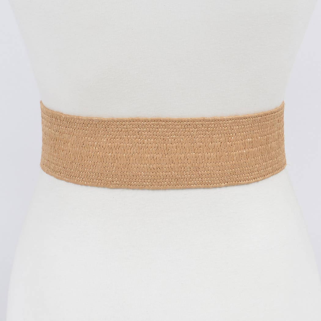 Pearl Buckle Elastic Belt