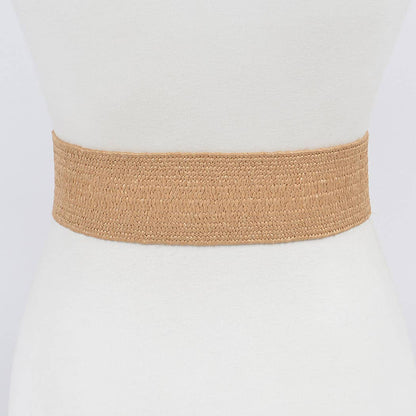 Pearl Buckle Elastic Belt