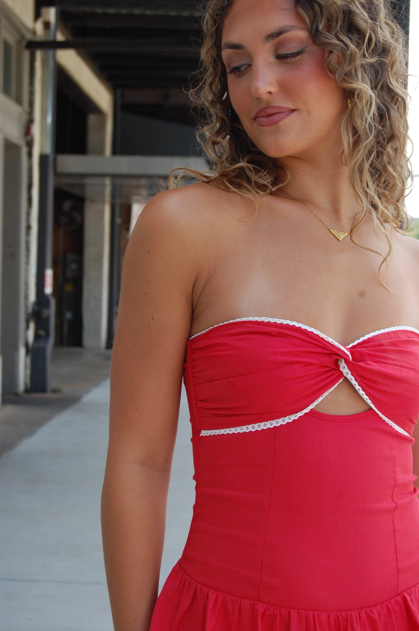 Tube Cut Out Romper