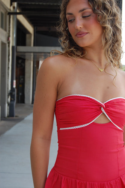 Tube Cut Out Romper