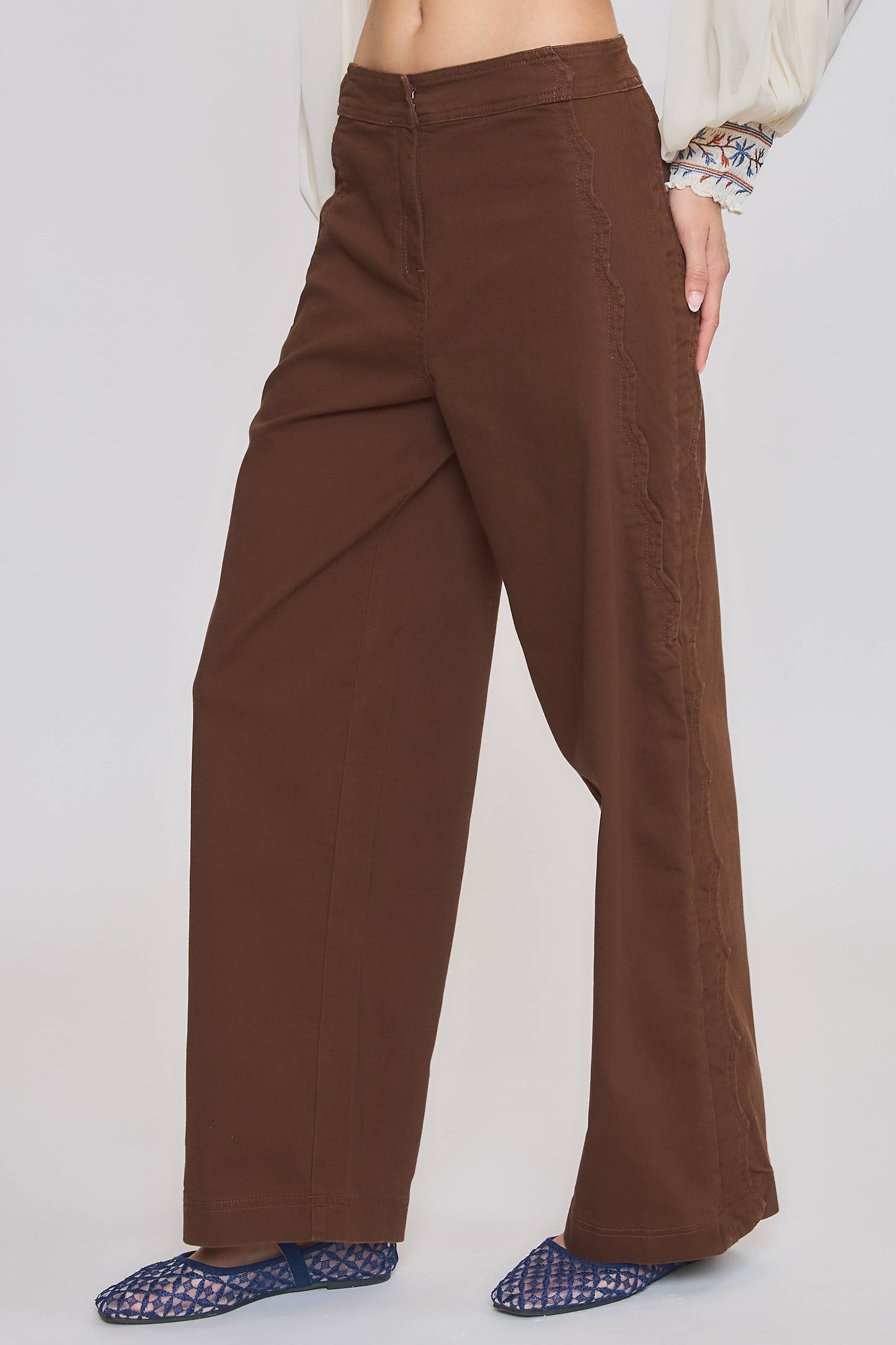 Wide Leg Trousers