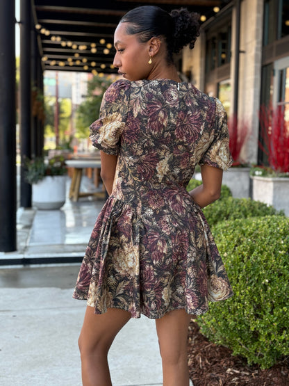 Vintage Floral Dress