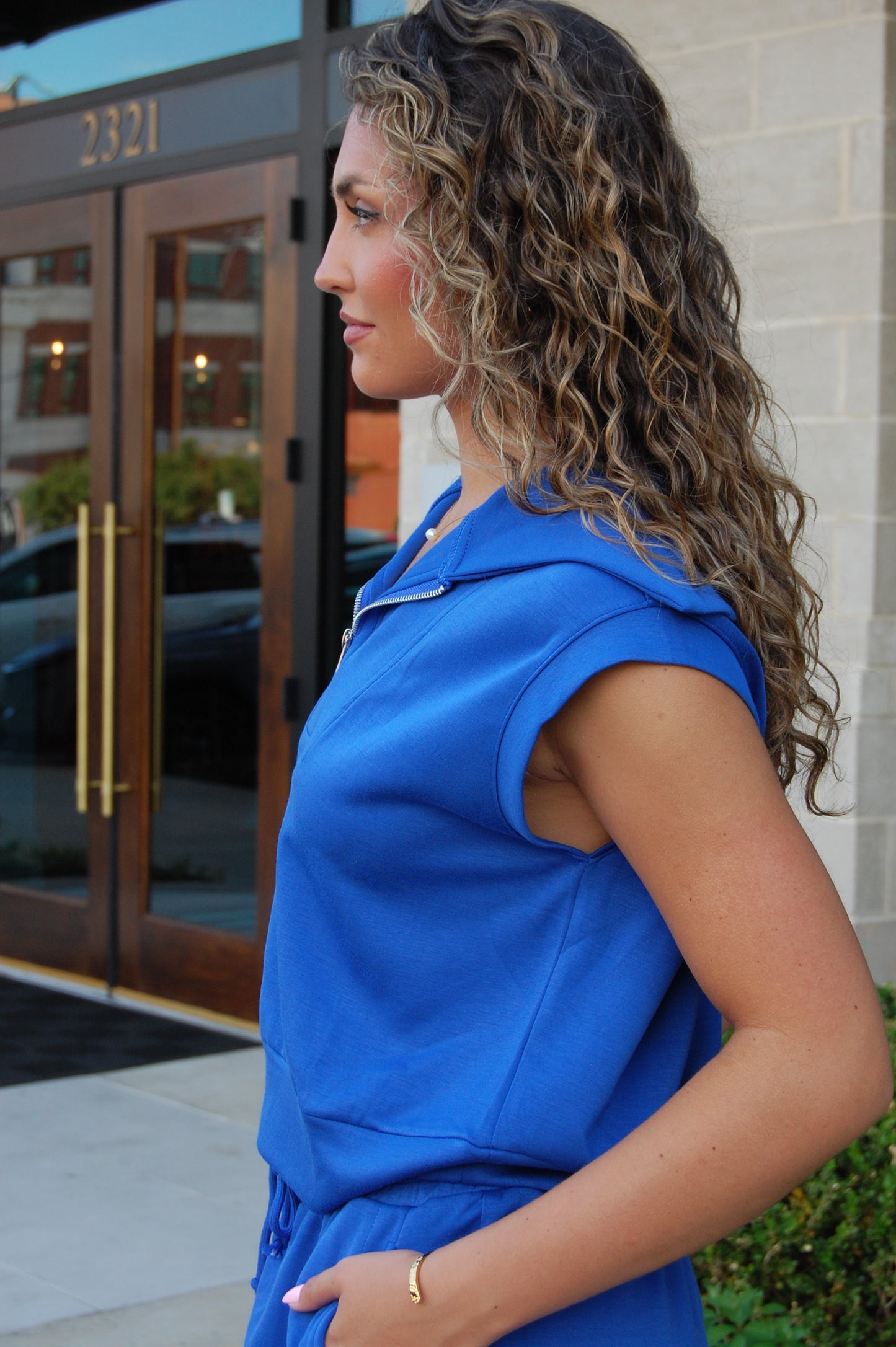 Blake Half Zip Top Set