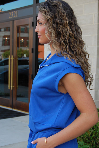 Blake Half Zip Top Set