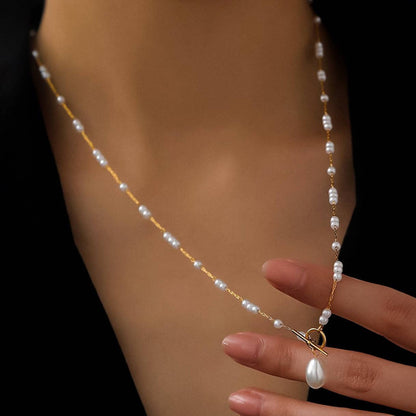 Non Tarnish Pearl Beaded Chain