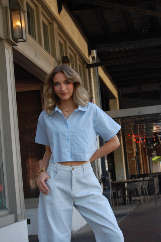Boxy Button Down