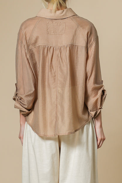 Sheer Raglan Top