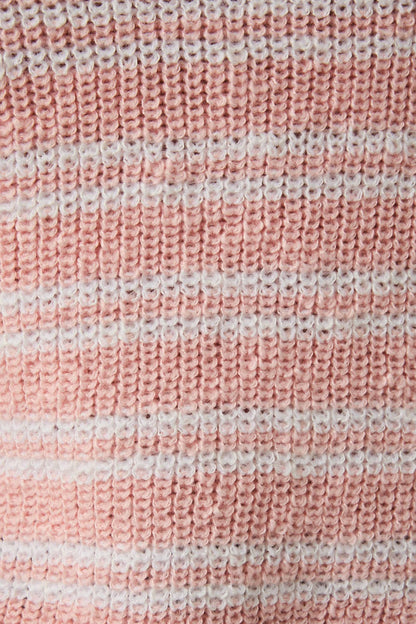 Boat Neck Stripe Sweater
