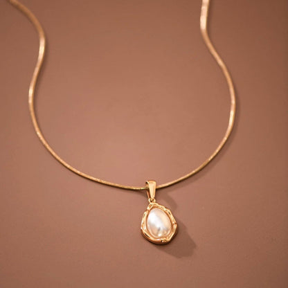 Non Tarnish Pearl Pendant