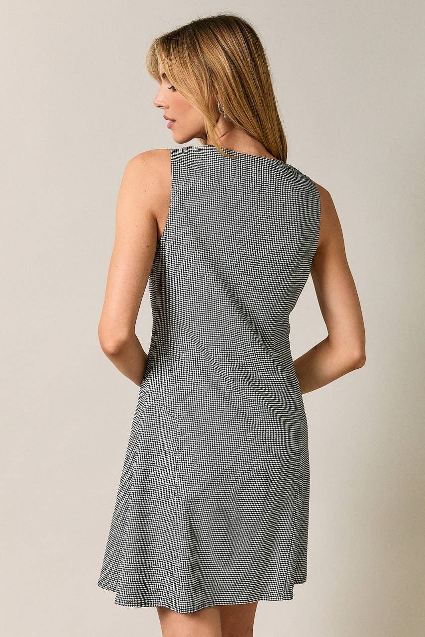 Houndstooth Dress