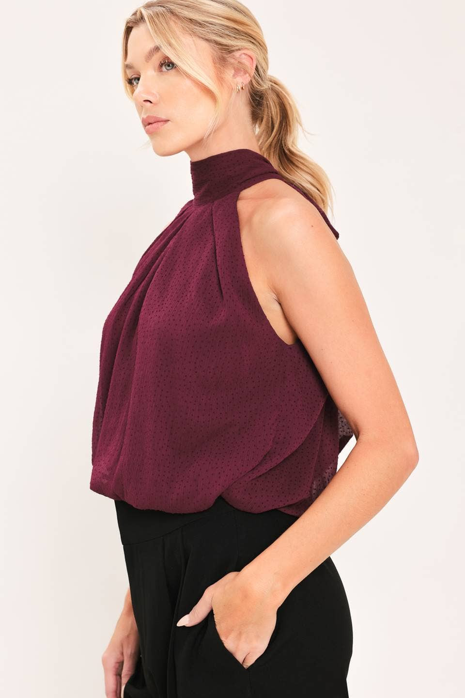 Woven Halter Top