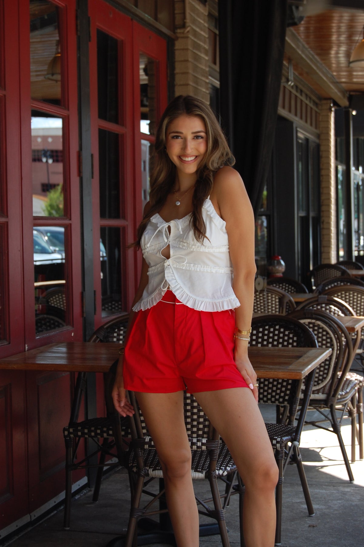Pleated Shorts