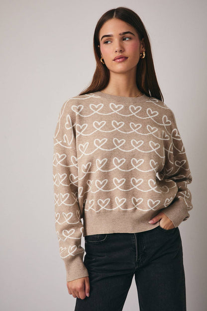 Heart Graphic Sweater