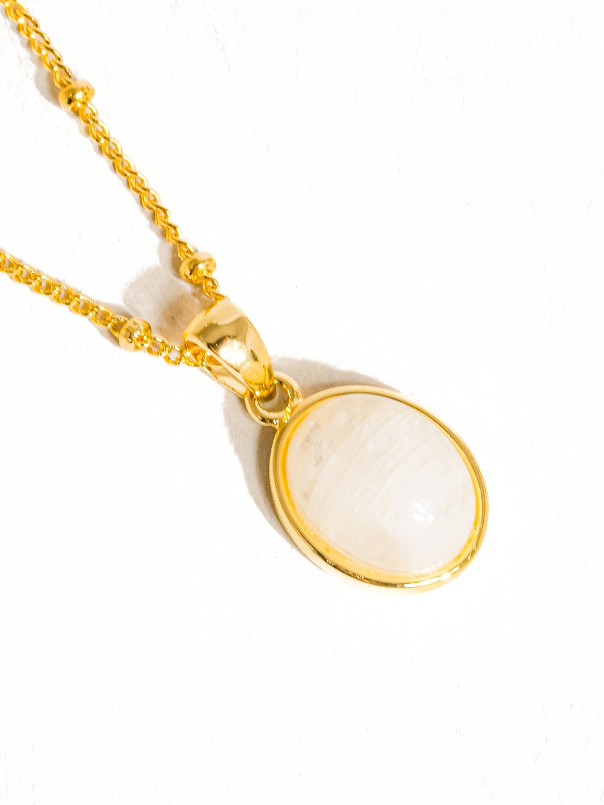 Non Tarnish Natural Stone Necklace