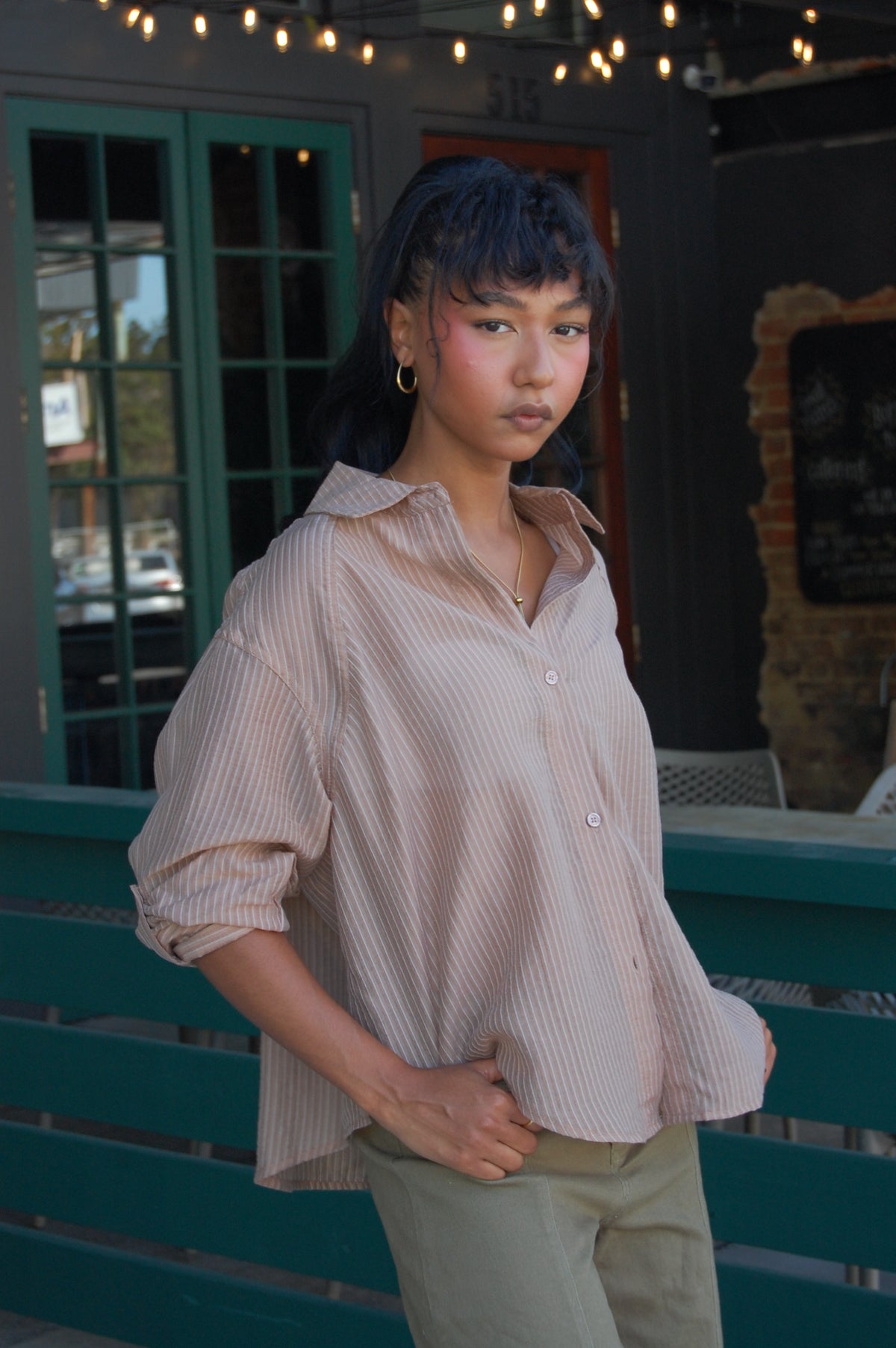 Sheer Raglan Top