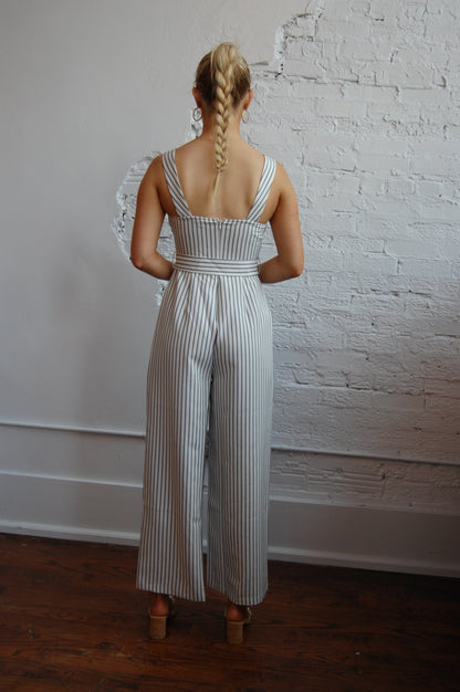 Pinstripe Jumpsuit