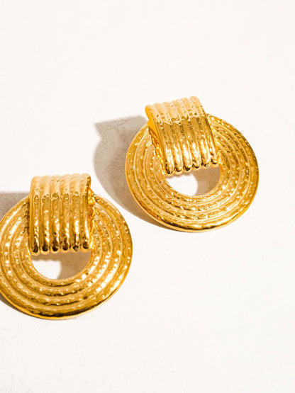 WP Stripe Hoop Earring