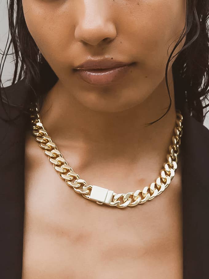 Will Non-Tarnish Classic Bold Chain Necklace