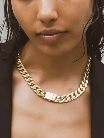 Will Non-Tarnish Classic Bold Chain Necklace