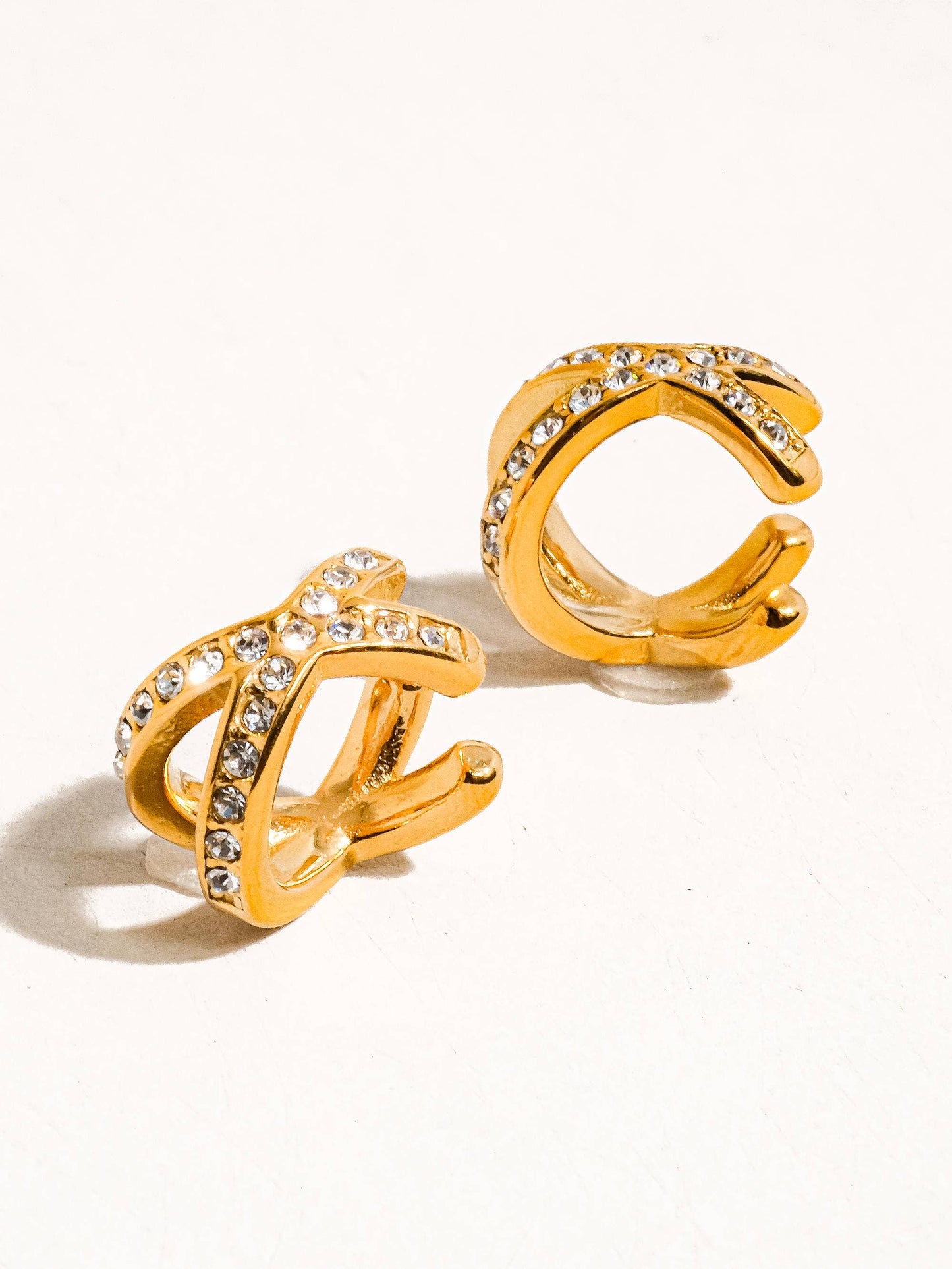 Non-Tarnish X CZ Ear Cuff