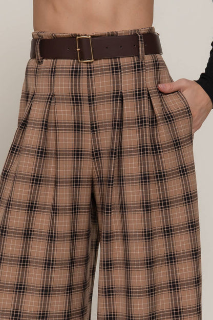 Plaid Woven Pants